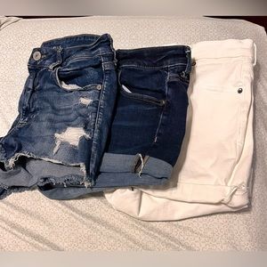 3 pairs of American Eagle Jean Shorts